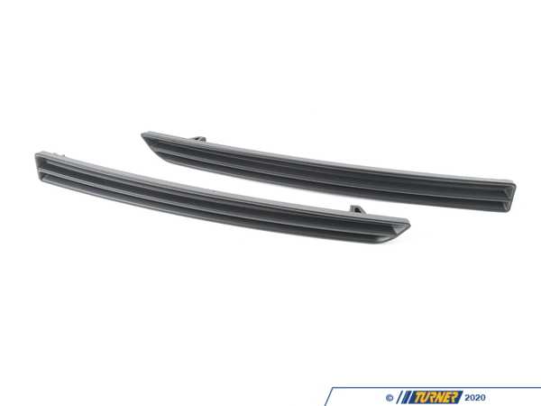 Acexxon Acexxon Horizontal Slat Rear Reflectors, Matte Black - F80 F82 M3 M4 R15-1-1000-01