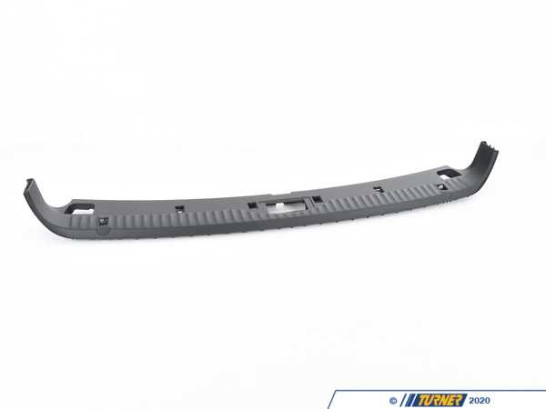 Genuine BMW Loading Sill Cover - Black - E61 51477149561