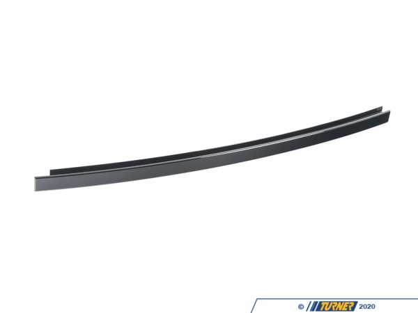 Genuine BMW Genuine BMW Cover, Window Guide Web, Ext - Gloss Black 51357263386