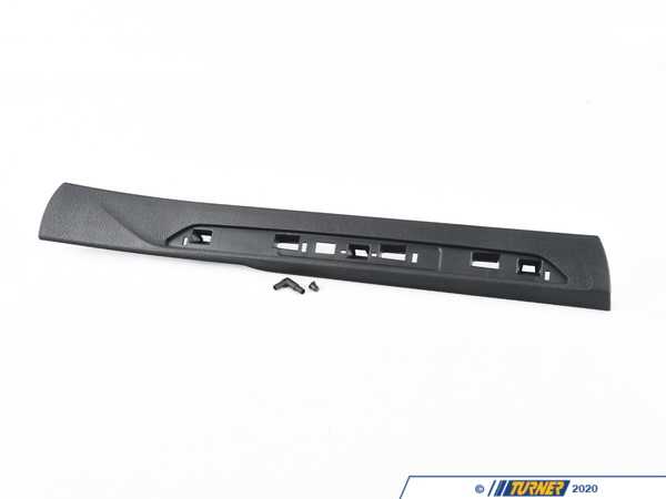 51477329463 - Genuine BMW Cover Strip, Entrance Front - Schwarz ...