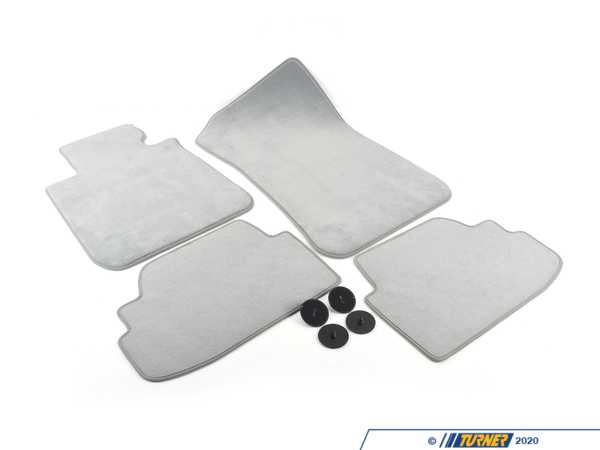 Genuine BMW Floor Mat Set - Alaskagray - E82 51477316484