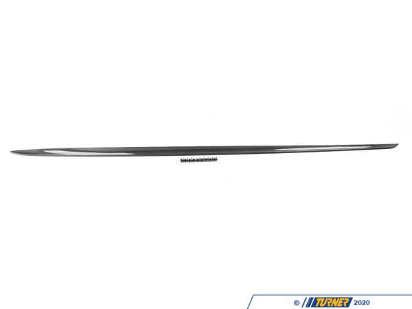 Genuine BMW ROCKER PANEL COVER, CARBON, 51192464418
