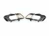 Genuine BMW SET, TAILPIPE TRIM 18302464502 View 2