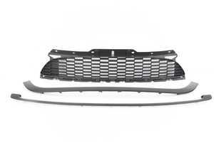 MINI R56 JCW Style Grille Set (JCW Bumper) - Matte Black
