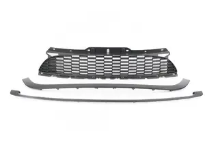 MINI R56 JCW Style Grille Set (JCW Bumper) - Matte Black