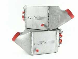 CSF Racing Twin Charge-Air-Cooler Set - Raw Finish - F10 M5, F06/12/13 M6 S63