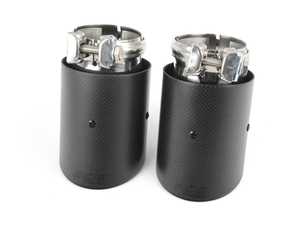ECS Carbon Fiber Universal Swivel Exhaust Tips - 3.5" - Pair