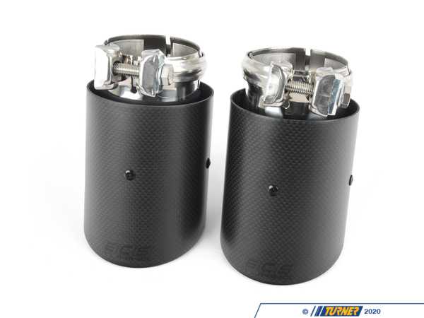 ECS ECS Carbon Fiber Universal Swivel Exhaust Tips - 3.5" - Pair 004735LA02KT