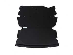Turner Motorsport Aluminum Skid Plate Kit - Wrinkle Black Powder Coat Finish - F2x/3x 2/3/4 Series