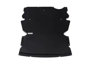 Turner Motorsport Aluminum Skid Plate Kit - Wrinkle Black Powder Coat Finish - F2x/3x 2/3/4 Series