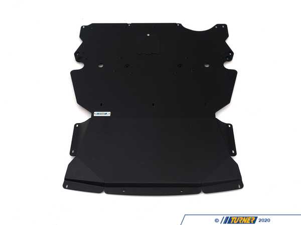 Turner Motorsport Turner Motorsport Aluminum Skid Plate Kit - Wrinkle Black Powder Coat Finish - F2x/3x 2/3/4 Series 025995tms09KT