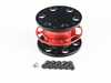 Rennline Rennline Steering Wheel Quick Disconnect - Red I18RED View 3