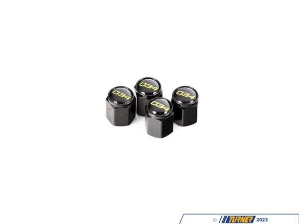 034Motorsport 034Motorsport Aluminum Valve Stem Cap Set 034-604-4000