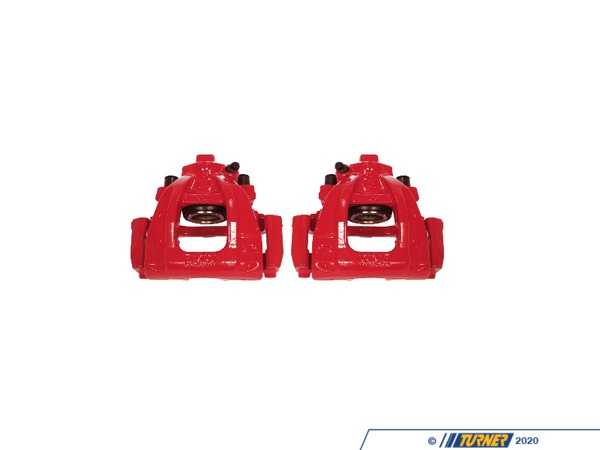 Power Stop MINI R50 to R53 Remanufactured RED Color Front Brake Calipers - Pair S2776