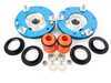 KMAC MINI F Chassis K-MAC Stage 3 Full Race - Front Adjustable Camber/Caster Plates 195416-3L View 1
