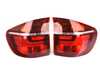 Depo E70 LCI Style Tail Light Set w/ LED Accent Bars - Red/Clear 444-1961FXAE-CR View 3