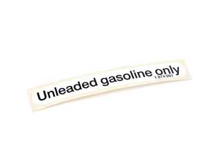 Genuine BMW Label "Unleaded Fuel" - 51141874981 - E30