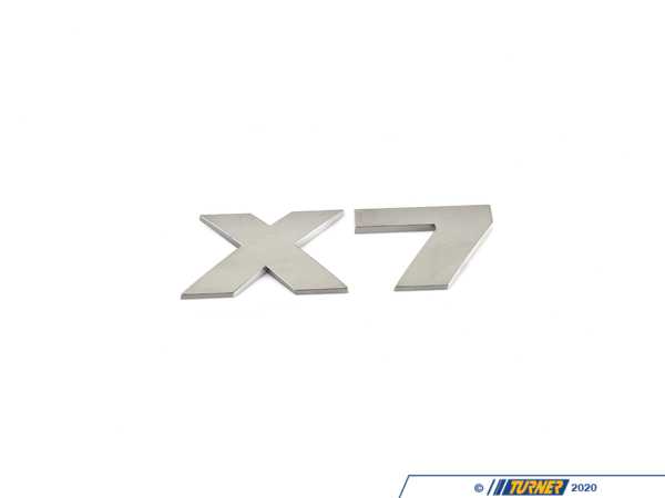 Genuine BMW Model Emblem - X7 - G07 51148093999
