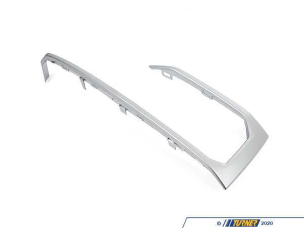 Genuine BMW CHROME STRIP, LEFT 51117449691