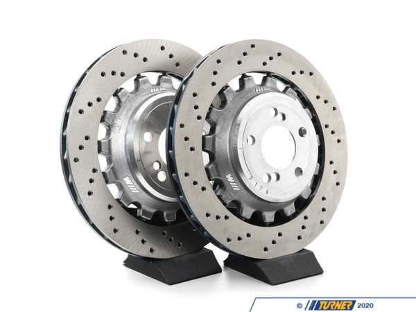 Genuine BMW Rear Brake Rotors - Pair (380x28) 34118072020KT