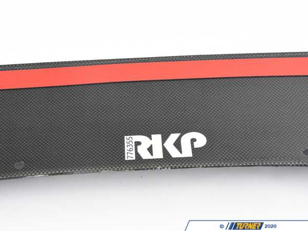 RKP 2x2 Weave Carbon Fiber Front Lip - F85 X5M F86 X5M  RKP-F85/F86-FL-2