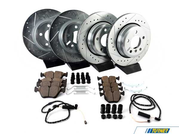 Power Stop Power Stop Z26 Street Warrior Brake Kit - Front and Rear - E83 K5737-26