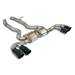 Supersprint Rear Exhaust "Race" Right OO90 + Left OO90 "Gun Metal Grey" For BMW G02 X4 M40i XDrive 049146 View 1