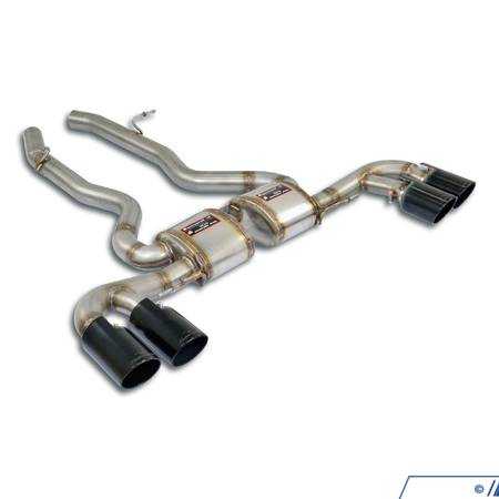 Supersprint Rear Exhaust "Race" Right OO90 + Left OO90 "Gun Metal Grey" For BMW G02 X4 M40i XDrive 049146