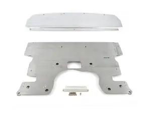 Turner Aluminum Skid Plate - Milled Finish - F10 M Sport AWD