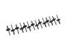 Genuine BMW ROCKER PANEL COVER, BLACK, H 51192455896 View 4