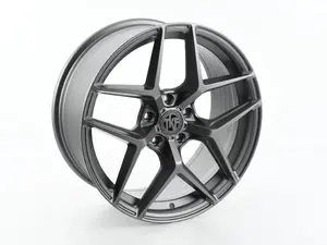19" Tekniform Style 013 - Square Set Of Four - Matte Gunmetal - 19x8.5" ET35