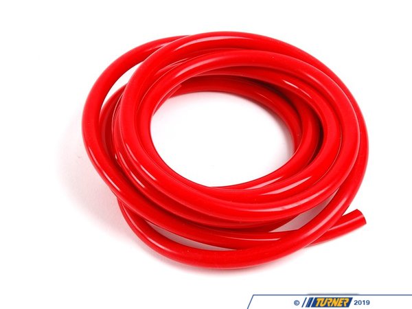 Forge 5MM Silicone Vacuum Hose - Red - 9 Feet vc05r