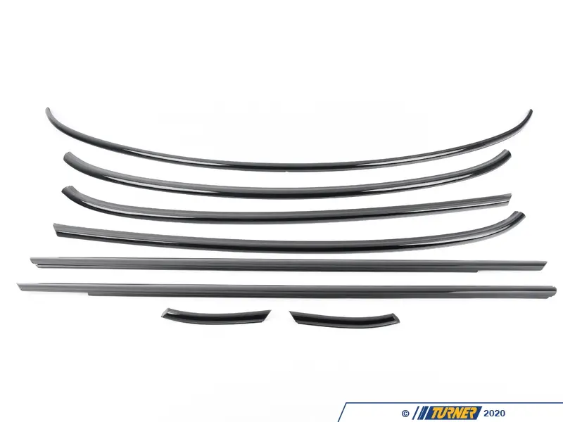 51135A0B944 - MINI Waistline Piano Black Full Belt line Kit  display picture 3