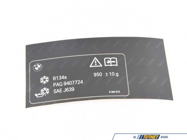 Genuine BMW LABEL, COOLANT 71239384973