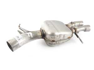 Rear Muffler - Left - With Exhaust Flap - F06, F12, F13