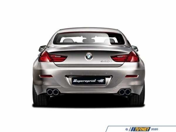 Supersprint Supersprint CatBack Exhaust With Performance Mufflers (4x90) - Resonated X-Pipe Center Section - F06 650i, 650i xDrive 983003RESKT