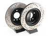 StopTech Cross-Drilled Brake Rotors - Rear - E90 E92 325i 328i (pair) - (NO LONGER AVAILABLE) 34216764651CD View 3