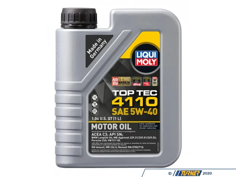 22120 - Liqui-Moly Top Tec 4110 Engine Oil (5w-40) - 1 Liter