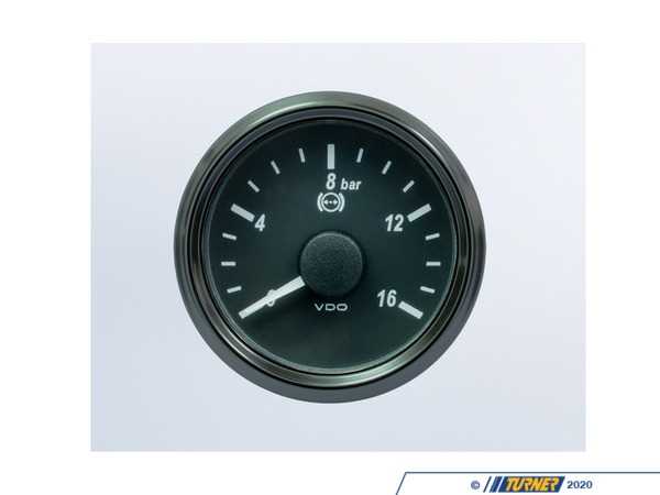 VDO SingleViu 52mm 16bar Brake Pressure Gauge. 0-4.5V sender required. - Priced Each  A2C3832710030