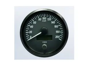 SingleViu 100mm 200km/h Speedometer - Priced Each