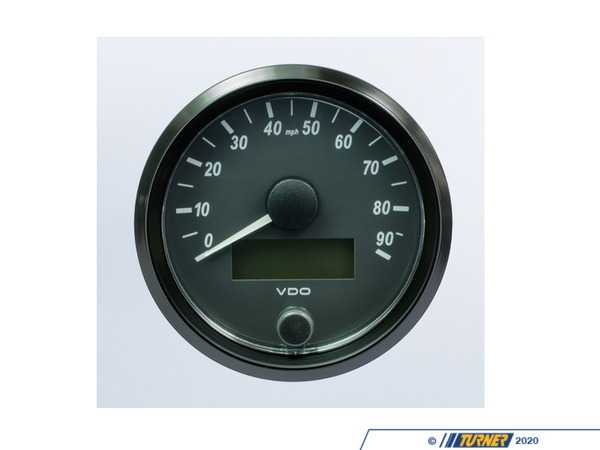 VDO SingleViu 80mm 90mph speedometer. Retail pack with harness A2C3832900030