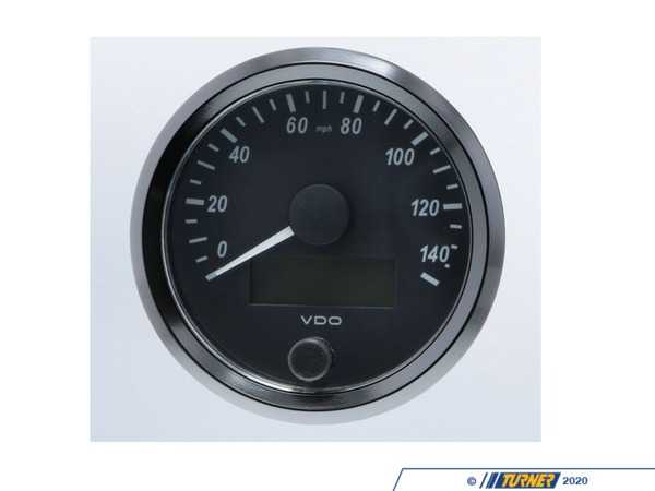 VDO SingleViu 80mm 140mph speedometer. Retail pack with harness A2C3832920030