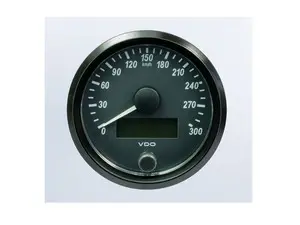 SingleViu 80mm 300km/h Speedometer - Priced Each