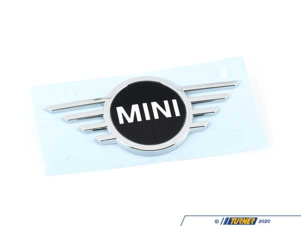 Genuine MINI Trunk Emblem - Newer Design 51149447808