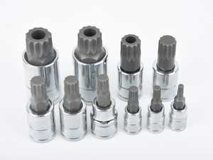 10 Piece Triple Square Socket - Set - CTA Tools