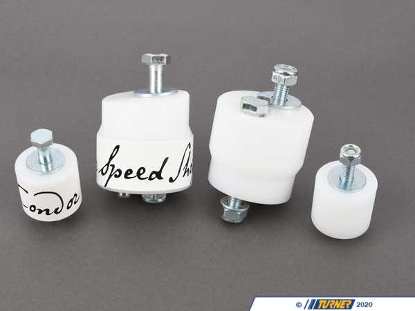 Condor Speed Shop S5x/M5x Swap Engine Mount Set - With Solid Transmission Mounts  e30-s5m5-m-stran