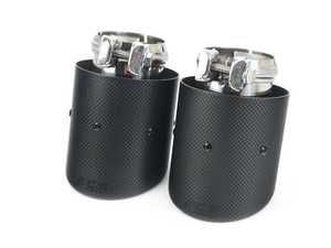 Carbon Fiber UNIVERSAL Swivel Exhaust Tips - 4.0" - Pair