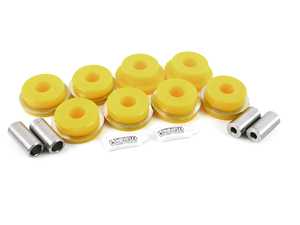 E46 Performance Polyurethane Rear Subframe Bushings - Front And Rear Set 