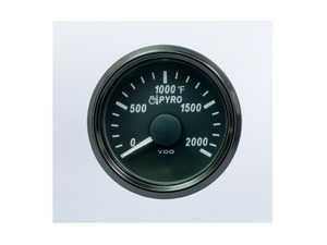 SingleViu 52mm 2000F Exhaust Gas Temperature Gauge - Priced Each 