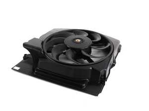 MTC Auxiliary Fan Assembly with Shroud for A/C Condenser - E36
